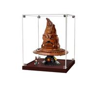 LYVQZPWLRMini exhibición, Vitrina de acrílico for mostrador. Adecuada for exhibir, coleccionar, almacenar y Proteger del Polvo el Modelo de Sombrero de Rama Lego 76429.(Transparent)