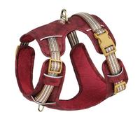 LYVQZPWLRPerros con herramientas, Arnés impermeable de PU for perros, arnés de nailon transpirable, chaleco de entrenamiento for mascotas con tira reflectante for perros pequeños y grandes.(Rosso,Smal