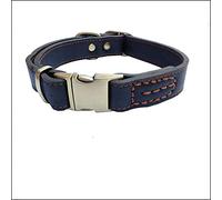 LYVQZPWLRPerros con Herramientas, Correas básicas for Perros Collar de Cuero for Perros Mascotas Medianas y Grandes Collar a presión Ajustable for Perros(Schwarz,Large)