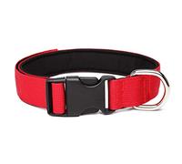 LYVQZPWLRPerros con Herramientas, Correas for Mascotas, Collares Grandes for Perros, de Nailon, cómodos, de Tela de Buceo, Acolchados, con Anilla de Metal.(Rosso,X-Large)