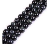 LYVQZPWLRpiedras preciosas de piedra natural, Cuentas sueltas semipreciosas redondas de ojo de tigre rojo natural de 10 mm(Blue Tiger Eye,12mm)