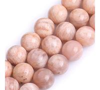 LYVQZPWLRpiedras preciosas de piedra natural, Cuentas sueltas semipreciosas redondas de piedra solar natural de 10 mm(Sun Stone,12mm)