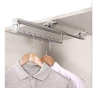 LYVQZPWLRPueden extenderse Las Barras de Ropa, Barra Colgante Extensible con Doble Bola Deslizante, Barra Ajustable for Ropa de Armario(25cm/9.8in)