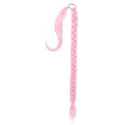 LYVQZPWLRtejido de color, Extensión de cola de caballo larga trenzada DIY con lazo for el cabello, extensiones de cabello rectas envolventes, cola de caballo(SMTYSPJQpnnrk)