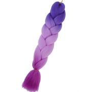 LYVQZPWLRtejido de color, Extensiones de cabello sintético trenzado de 24 pulgadas for mujeres, ideal for hacer tú mismo.(C42)