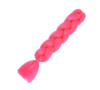 LYVQZPWLRtejido de color, Paquetes de cabello sintético for trenzas de 24 pulgadas, peinado for trenzas for mujeres(A14)