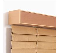 LYVQZPWLRVentanas de Venecia, Persianas de madera de estilo japonés color granate(50x120cm)