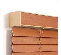 LYVQZPWLRVentanas de Venecia, Persianas Safe Blinds de 1,4 pulgadas, persianas de madera maciza de primera calidad(75x230cm)