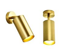 Lywins Gu10 Moderno Oro LED Focos para el techo 360 ° ajustable Downlight Lámpara de techo Tienda de ropa Salas de exposición Exposición Destacar Luz de imagen Iluminación comercial Display Focus