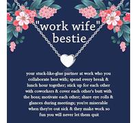 Lywjyb Birdgot Regalo de compañero de trabajo, regalo para el mejor trabajo, esposa, compañero, regalo de aniversario, L, Metal, Na desconocido