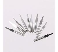 lyws 10 x 1,5 x 6 mm de acero de tungsteno carburo paralelo CNC PCB cortador de molienda Bits