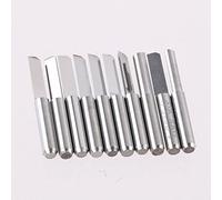 lyws 10 x 3.0 x 12 mm paralelo de acero de tungsteno carburo CNC PCB cortador de molienda Bits