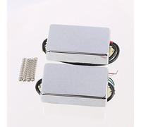 LYWS 2 pastillas de doble bobina selladas para guitarra Les Paul DLP (Chorme)