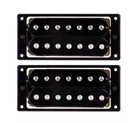 lyws 2 piezas Doble Bobina Humbucker Pickup para Guitarra (7 cuerdas, color negro