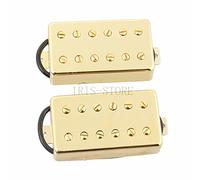 lyws 2 piezas Doble Bobina Humbucker Pickups para Les Paul 6 cuerdas Guitarra 12Lp, dorado