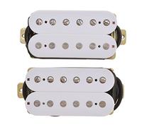 lyws 2 x doble bobina Humbucker Pickups B/N Para Guitarra Eléctrica HBC, blanco