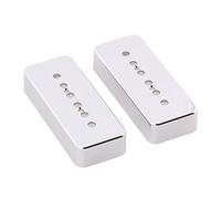 lyws 2pcs P90 Soapbar Pickup Covers espejo plástico cromado 50 mm + 52 mm