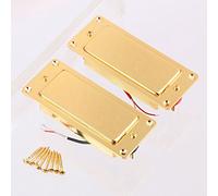 lyws 2pcs Silencioso Golden Mini Humbucker guitarra pastilla de puente y cuello para LP