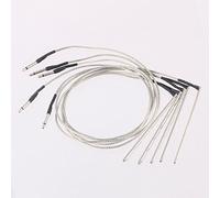 lyws 5pcs Piezo Pickup Bajo Sillín W/Enchufe De 2,5 Mm Para Puente de Guitarra Acústica