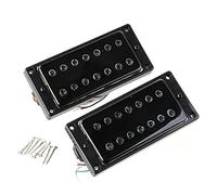 lyws (7 cuerdas Puente/cuello doble bobina Humbucker guitarra Pickup Negro