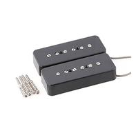 LYWS Alnico 5 pastillas de jabón para guitarra eléctrica LP P90, color negro