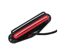 lyws doble hoja diseño de guitarra eléctrica pastilla para ST Inicio, Black+Red