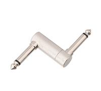 lyws guitarra pedal Crank acoplador 1/4 "TS Offset Conectores conector de pedal