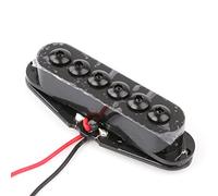 lyws guitarra sola bobina pastilla de cuello para Strat Invader tipo, negro