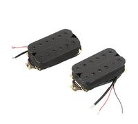 lyws Hexbucker Humbucker Pickups para Guitarra Eléctrica Cuello y puente, negro