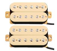 LYWS Juego de pastillas Humbucker de doble bobina para guitarra eléctrica, color marfil