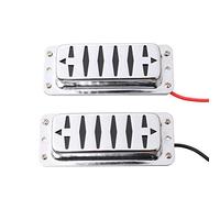 LYWS Mini Humbucker - Puente y cuello para guitarra Les Paul LP, cromado