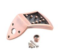 LYWS Triangle 8 Cuerdas Mandolina Tailpiece Guitarra Parte Rojo Bronce