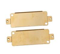 LYWSMSK 2 placas base de latón mini humbucker para pastilla de guitarra, 78 mm x 27 mm