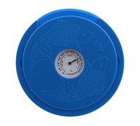 LYWSMSK Cubierta de agujero de sonido para guitarra acústica con higrómetro para guitarra de 99-102 mm de diámetro (azul)