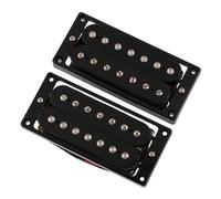 LYWSMSK Juego de pastillas Humbucker de doble bobina para guitarra eléctrica de 7 cuerdas, color negro