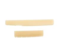 LYWSMSK Juego de tuercas y sillín de guitarra acústica sin blanquear para guitarra acústica YMH LL & A Series 44 mm/75 mm