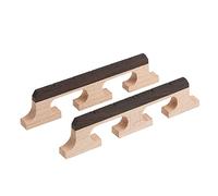 LYWSMSK Maple & Ebony Banjo Bridge Accesorios para banjo (paquete de 2) (5 cuerdas)