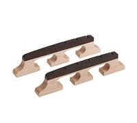 LYWSMSK Maple & Ebony Banjo Bridge Accesorios para banjo (paquete de 2) (6 cuerdas)