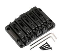 LYWSMSK Puente de bajo de 5 cuerdas con sillín ajustable independiente BB285 (negro)