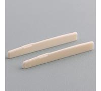 LYWSMSK Sillín de hueso para guitarra acústica YMH FG Series 75 x 3 x 9,7 mm (paquete de 2)