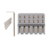 LYWSMSK Tuerca de bloqueo de latón para guitarra sin cabeza de 6 cuerdas, cerradura de cuerda