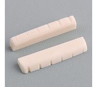 LYWSMSK Tuerca de hueso de guitarra acústica preranurada para guitarra acústica YMH FG Series 43 x 5 x 9 mm (paquete de 2)