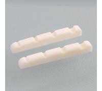 LYWSMSK Tuerca de hueso preranurada de 4 cuerdas para bajo de 38 mm (paquete de 2)