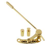 LYWSMSK Tune-O-Matic - Barra de tope para guitarra eléctrica estilo trémolo compatible con guitarra LP SG (dorado)