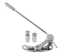 LYWSMSK Tune-O-Matic - Barra de tope para guitarra eléctrica estilo trémolo compatible con guitarra LP SG (cromado)