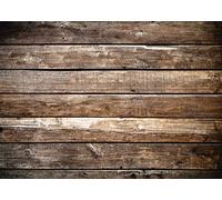 LYWYGG 7x5FT Fotografía Telón de Fondo Marrón Fondo de Madera Fotografía Fondo de la Pared del Piso Fotógrafos CP-172