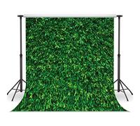 LYWYGG 8x8FT Fondo De Vinilo De Hierba Verde Fondo De Hoja Verde Tema De La Selva Fondo De La Fiesta De Cumpleaños Decoraciones De La Fiesta De La Selva Fondo Al Aire Libre CP-87-0808