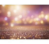 LYWYGG Telón de fondo de oro rosa de 7 x 5 pies con purpurina moteada (no brillará), fondos Bokeh CP-623