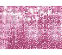 LYWYGG Telón de fondo rosa no luminoso de 7 x 5 pies, telón de fondo para fiesta de cumpleaños, boda, graduación, fotografía, telón de fondo de feliz año nuevo, accesorios de estudio, CP-502