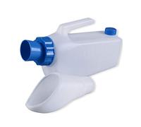 LYX® Cuenca del orinal, portátil de alta capacidad 2000 ml con tapa antideslizante Olor de la cámara del orinal Orina del pote Ms orinal antideslizante